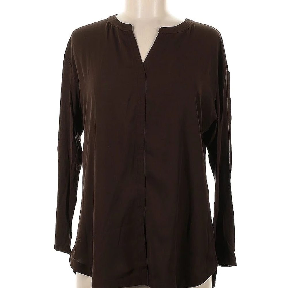 Elegant Brown Women's Top
